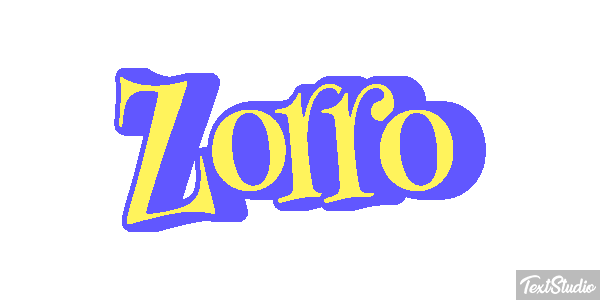 Zorro テキスト効果