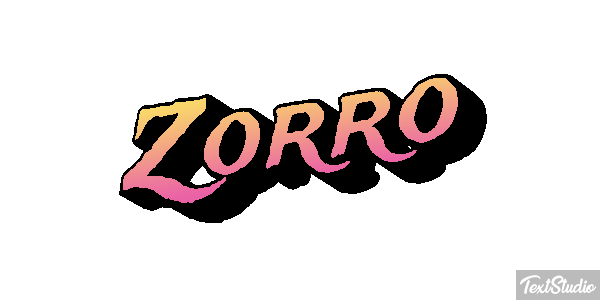Zorro テキスト効果