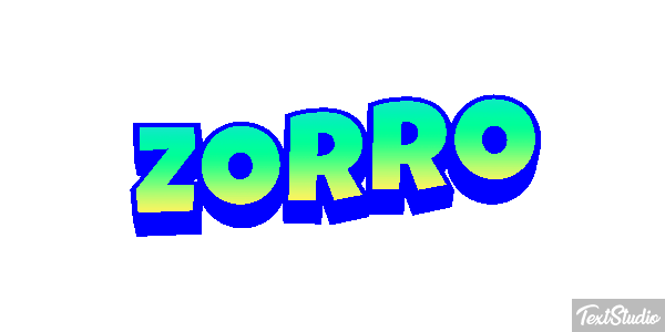 Zorro テキスト効果