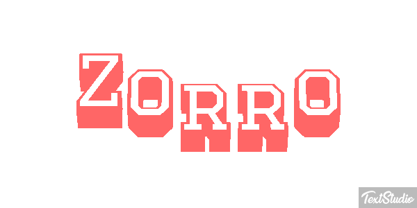 Zorro テキスト効果