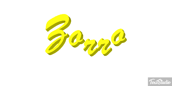 Zorro テキスト効果