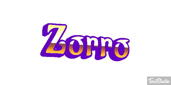 Zorro テキスト効果