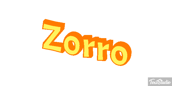 Zorro テキスト効果