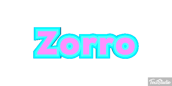 Zorro テキスト効果