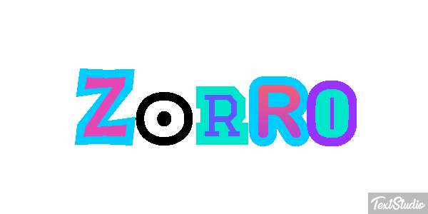 Zorro テキスト効果