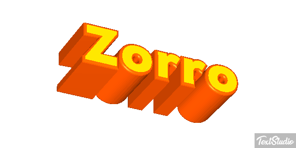 Zorro テキスト効果