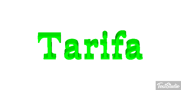 Tarifa Efekt tekstowy