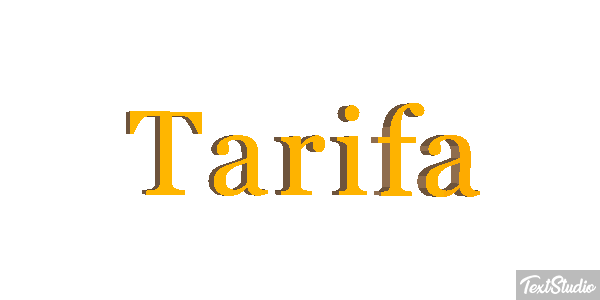 Tarifa Efekt tekstowy