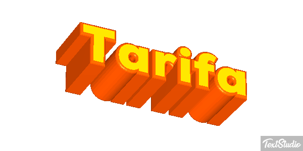 Tarifa Efekt tekstowy