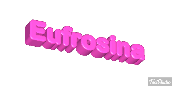 Eufrosina Text effect