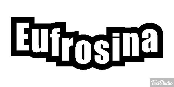 Eufrosina Text effect