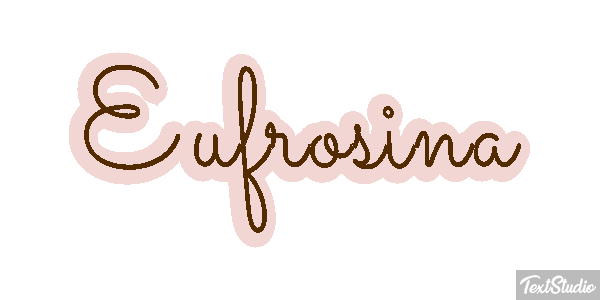 Eufrosina Text effect