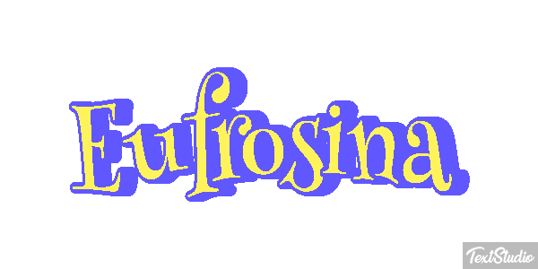 Eufrosina Text effect