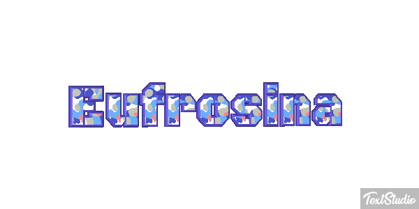 Eufrosina Text effect