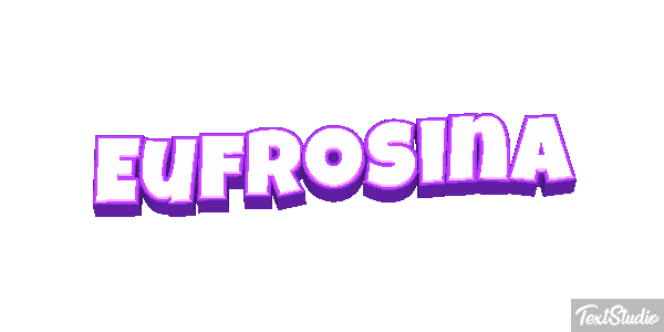 Eufrosina Text effect