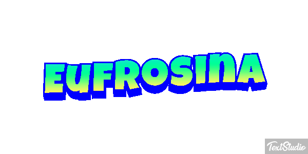Eufrosina Text effect