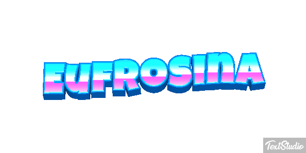 Eufrosina Text effect