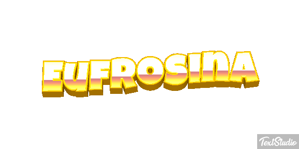 Eufrosina Text effect