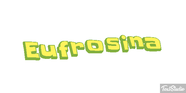 Eufrosina Text effect
