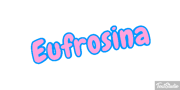 Eufrosina Text effect