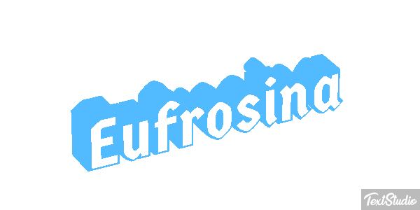 Eufrosina Text effect