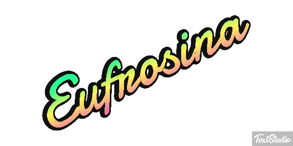 Eufrosina Text effect