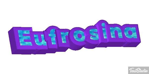 Eufrosina Text effect
