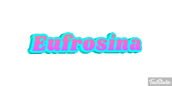 Eufrosina Text effect