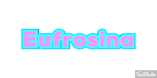 Eufrosina Text effect