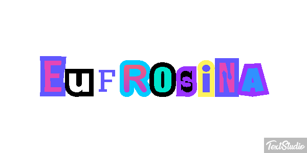Eufrosina Text effect