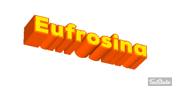 Eufrosina Text effect