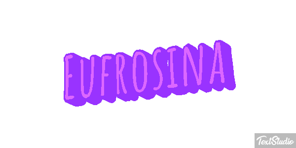 Eufrosina Text effect