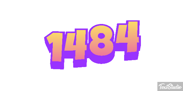 1484 Metin efekti