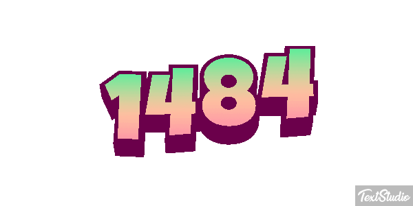1484 Metin efekti
