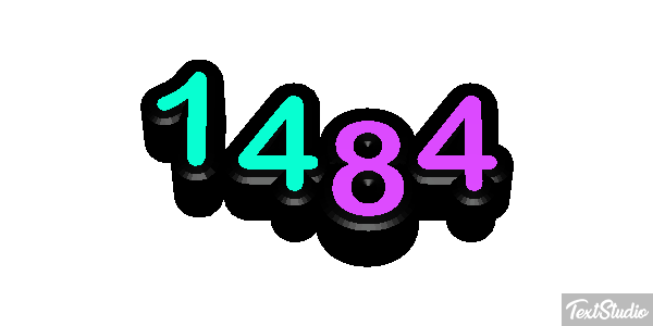1484 Metin efekti
