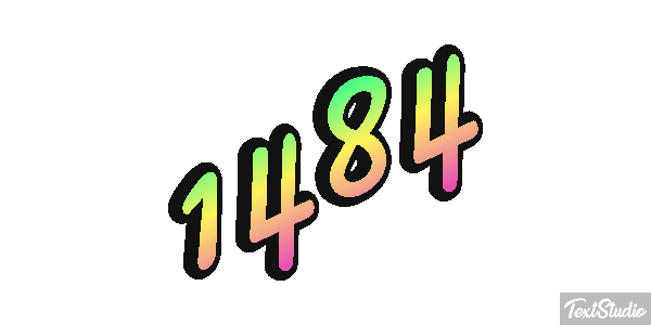1484 Metin efekti