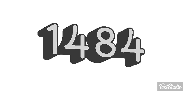 1484 Metin efekti