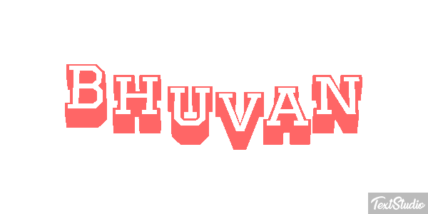 Bhuvan Text effect