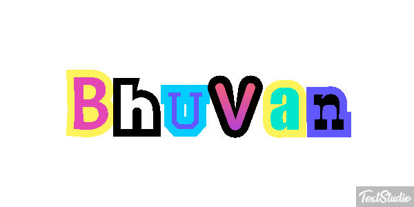 Bhuvan Text effect