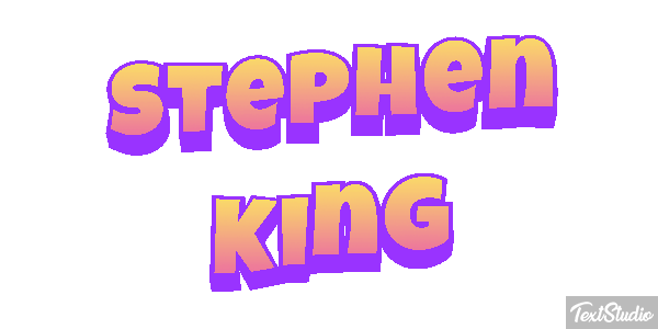 Stephen King Text effect