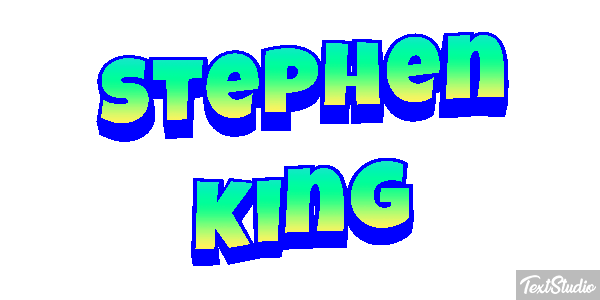 Stephen King Text effect