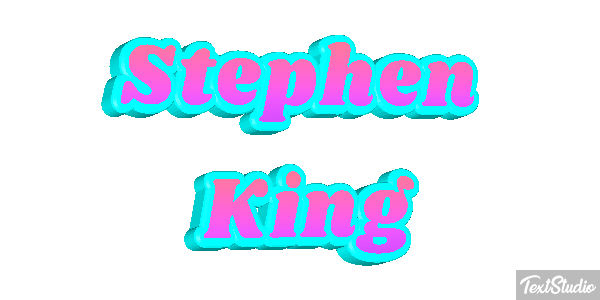 Stephen King Text effect
