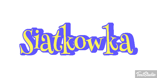 Siatkówka Efekt tekstowy