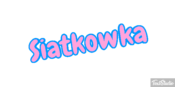Siatkówka Efekt tekstowy