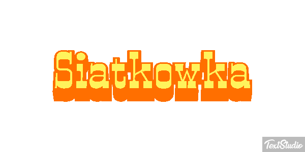 Siatkówka Efekt tekstowy