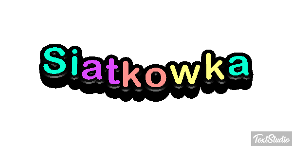 Siatkówka Efekt tekstowy