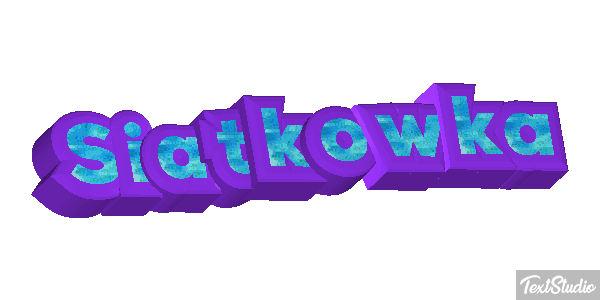 Siatkówka Efekt tekstowy