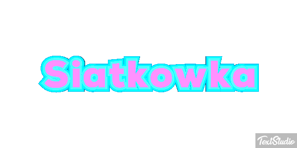 Siatkówka Efekt tekstowy