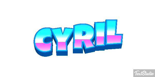 Cyril Efecto de texto