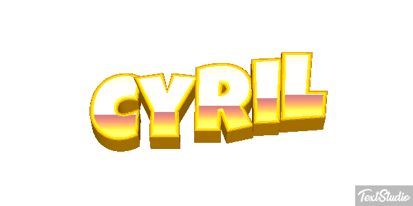 Cyril Efecto de texto